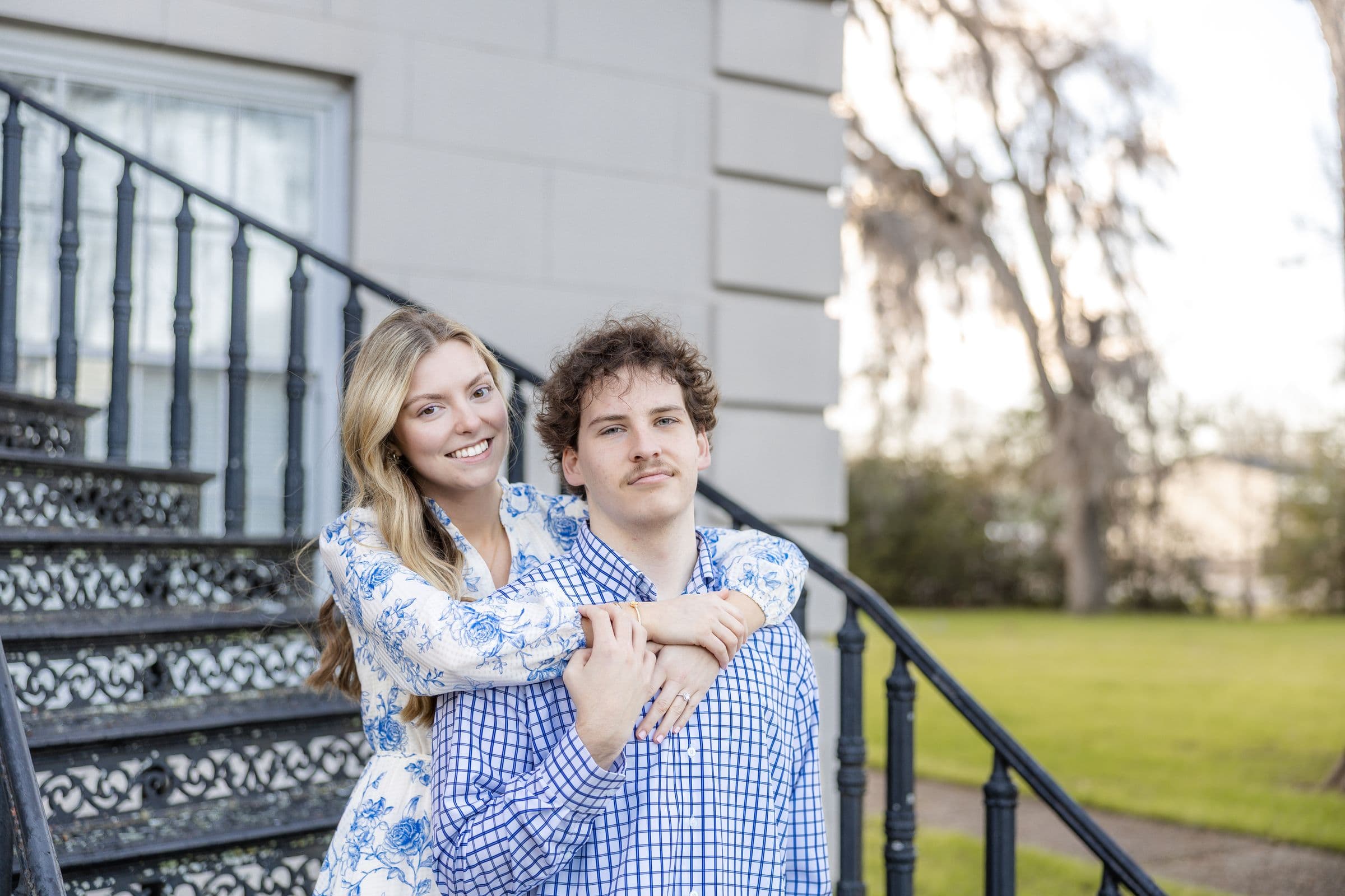 Callie and Tripp engagement photo